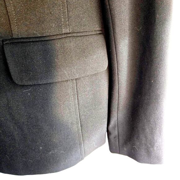 Apostrophe Women's Black Blazer 10 Suit Coat 2 Button Misses Size Medium M Work - Picture 5 of 8